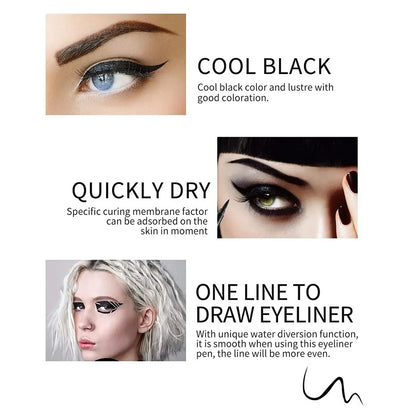 12-Pack Eyeliner Pencil Waterproof Colored Gel Liners with Metallic & Shimmer Finishes Smudge-Proof