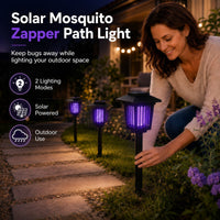 Small round solar mosquito lamp [ground plug]]