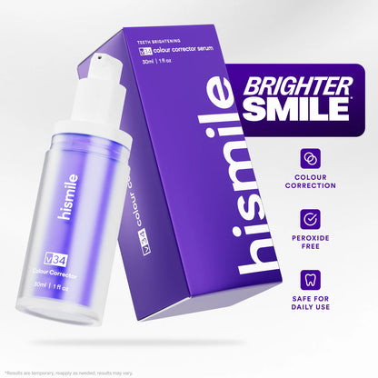 Hismile V34 Colour Corrector - Teeth Brightening Booster
