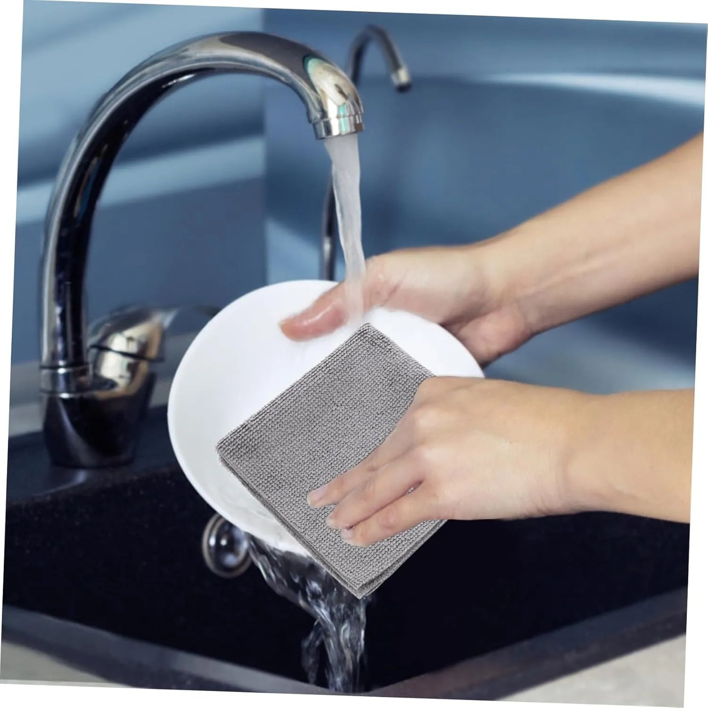 ⏰Tear-off cloth, washable and scratch-free cloths