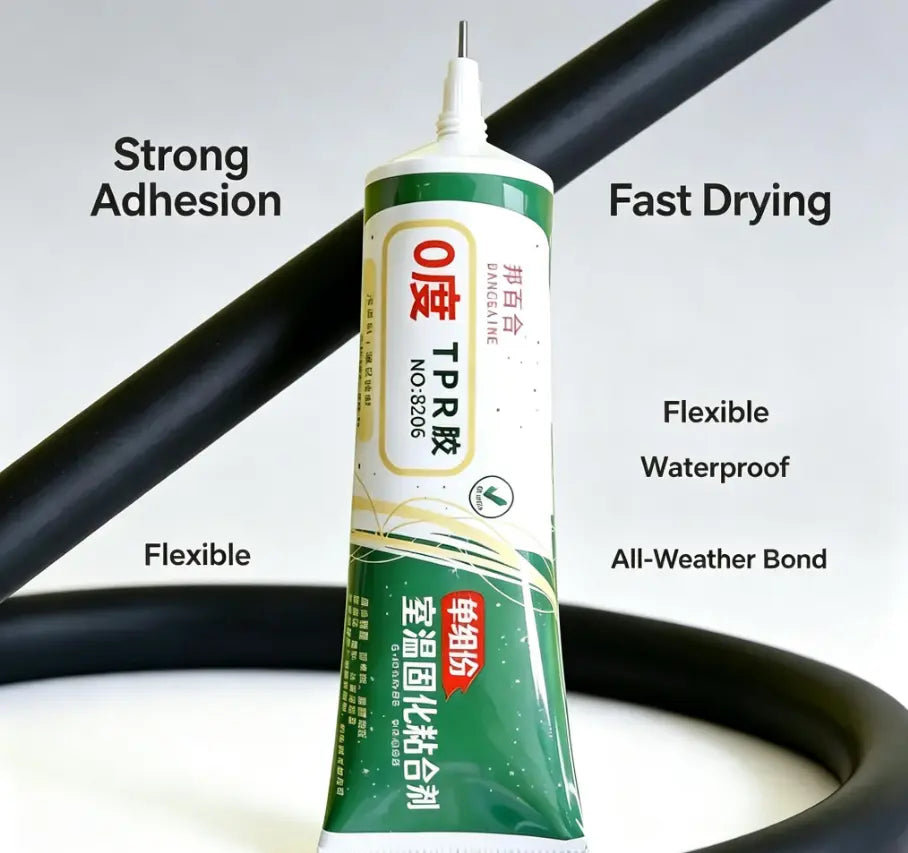 20ml 0° TPR Glue - Water Resistant, Easy to Use, Fast Drying, Surface Dry in 2-10 Minutes, Soft Flexible Seal, Transparent Room Temperature Sealing Adhesive for Squishy Toy Repairs, Keep Out of Reach of Children, Repairing