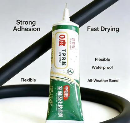 20ml 0° TPR Glue - Water Resistant, Easy to Use, Fast Drying, Surface Dry in 2-10 Minutes, Soft Flexible Seal, Transparent Room Temperature Sealing Adhesive for Squishy Toy Repairs, Keep Out of Reach of Children, Repairing