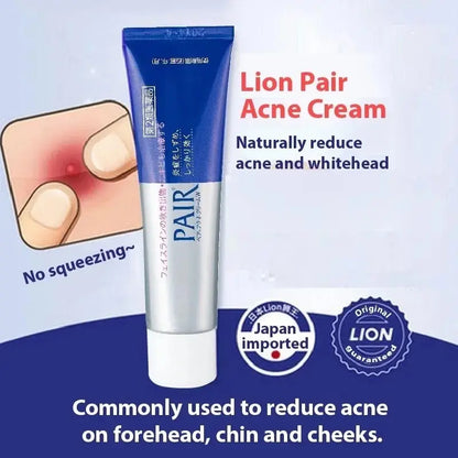 Lion Pair Acne Cream 14g - Clear Pimples & Blemishes Fast