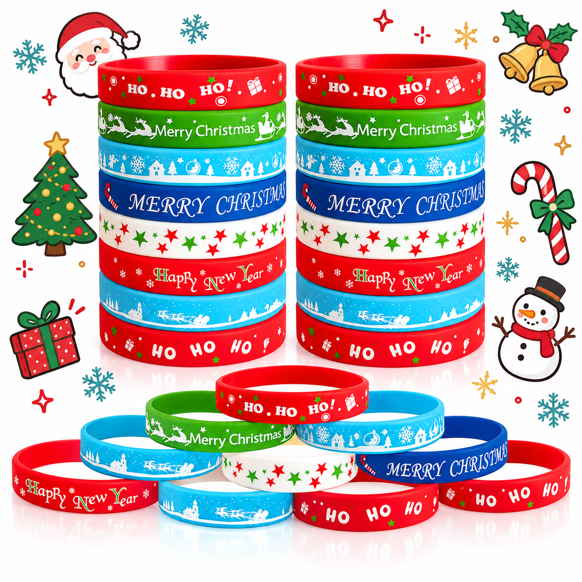 ✝️ 30PCS Bible Verse Bracelets – Christian Faith Wristbands for Church Events, Youth Groups & Sunday School Rewards