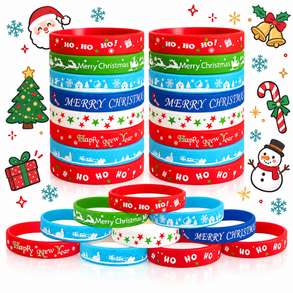 ✝️ 30PCS Bible Verse Bracelets – Christian Faith Wristbands for Church Events, Youth Groups & Sunday School Rewards