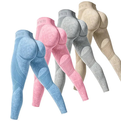 Women's High-Waisted Seamless Leggings, Sculpting & Butt-Lifting Workout Pants