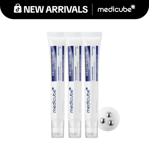 [NEW] [medicube] Deoxyribose Scalp Serum | For Fuller-Looking Hair & Scalp Strengthening Roll-On Serum | Deoxyribose, Rosemary, EGF, Caffeine for Fine, Thin Hair | Korean Hair Care, K-Beauty