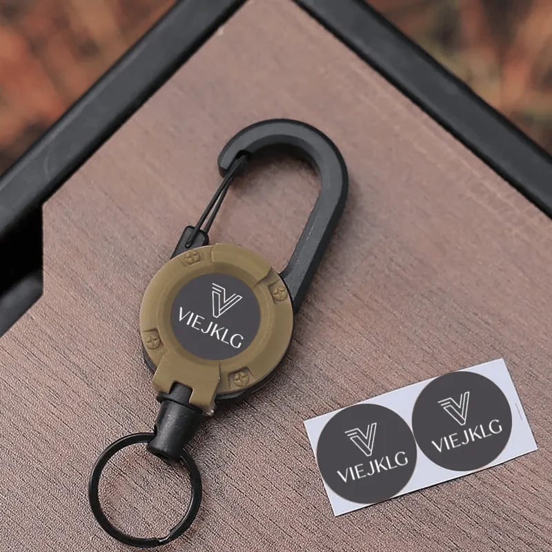 Retractable Carabiner Keychain