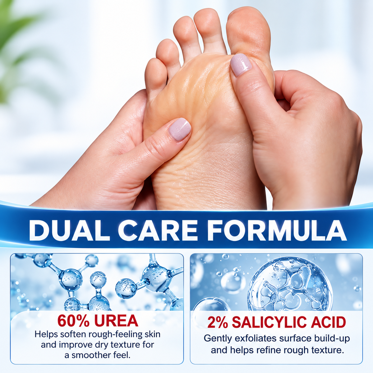 40g Urea Foot Care Stick, Moisturizing Hydrating Foot Care Cream