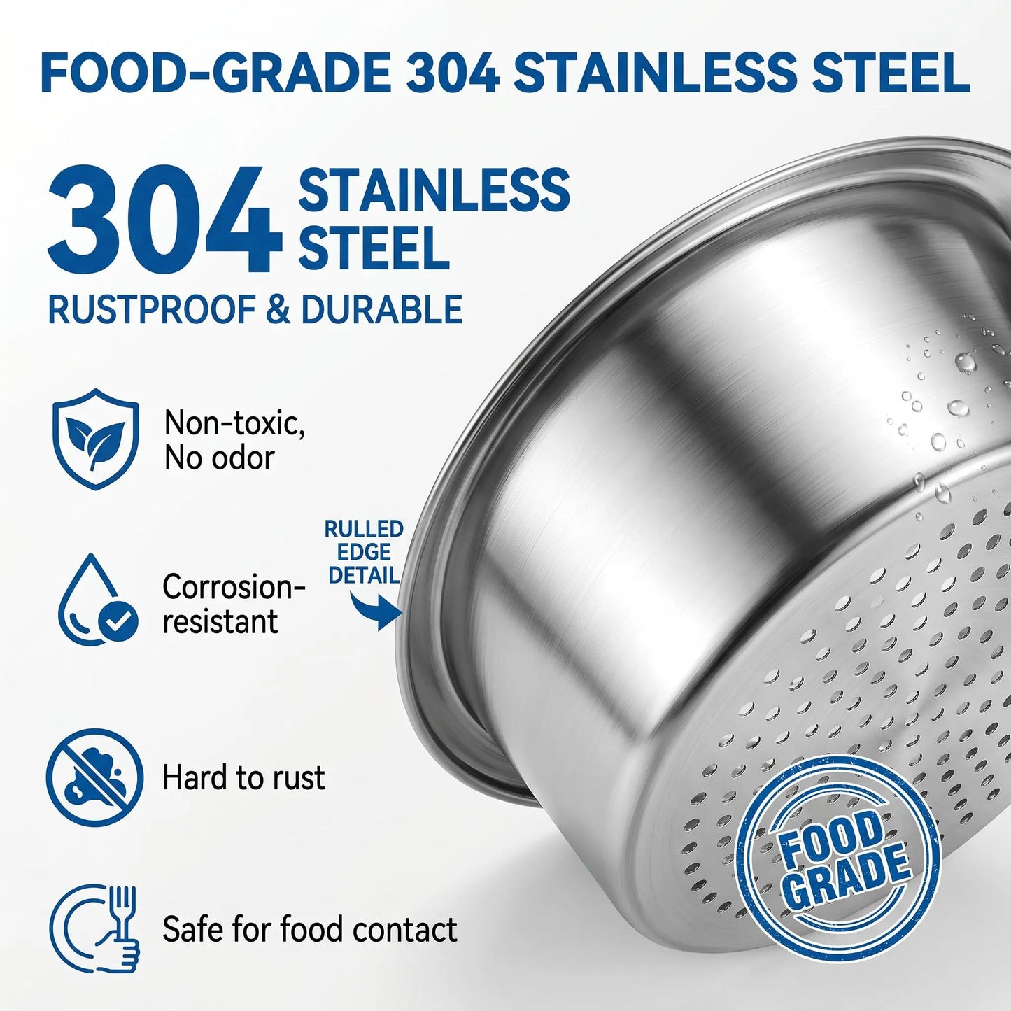 Multifunctional Stainless Steel Swan Sink Strainer Basket