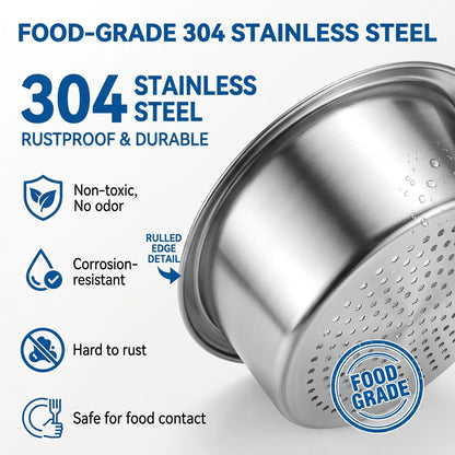 Multifunctional Stainless Steel Swan Sink Strainer Basket