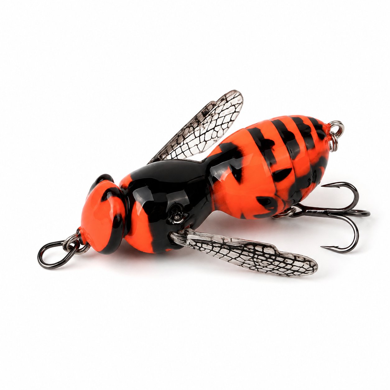 🐝 Bionic Wasp Crawl Bait - Topwater Micro Fishing Lure with Acoustic Noise Steel Balls for Bass & Pike Professional Anglers