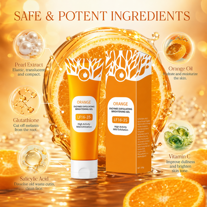 Orange Exfoliating Face and Body Gel Scrub