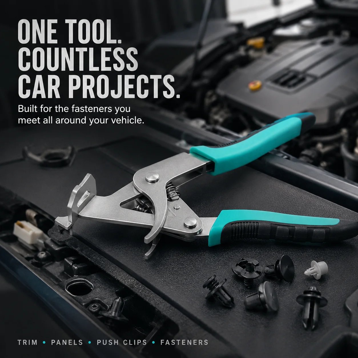 Auto Fastener Clip Removal Pliers - Quick &Easy Trim Removal Tool