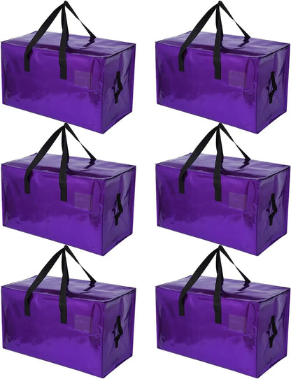 STOWM 6 Heavy-Duty Extra Large Moving Bags - Blue