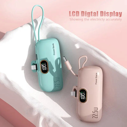 5000mAh 22.5W Fast Charge Mini Power Bank