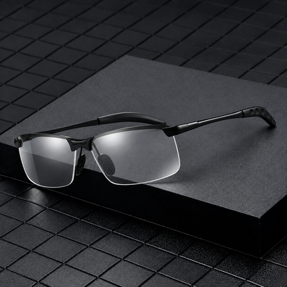 🔥 Intelligent Auto-Focus Zoom Glasses👓 - Blue Light Blocking & Anti-Eye Strain Rimless Eyewear
