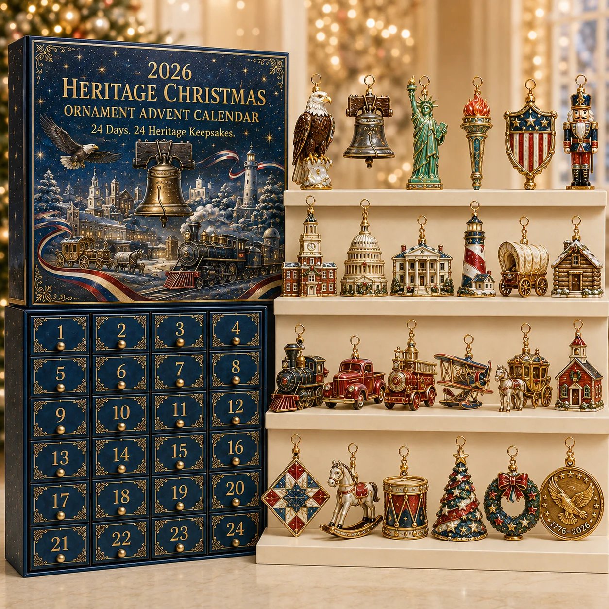 America 250th Anniversary Heritage Christmas Advent Calendar