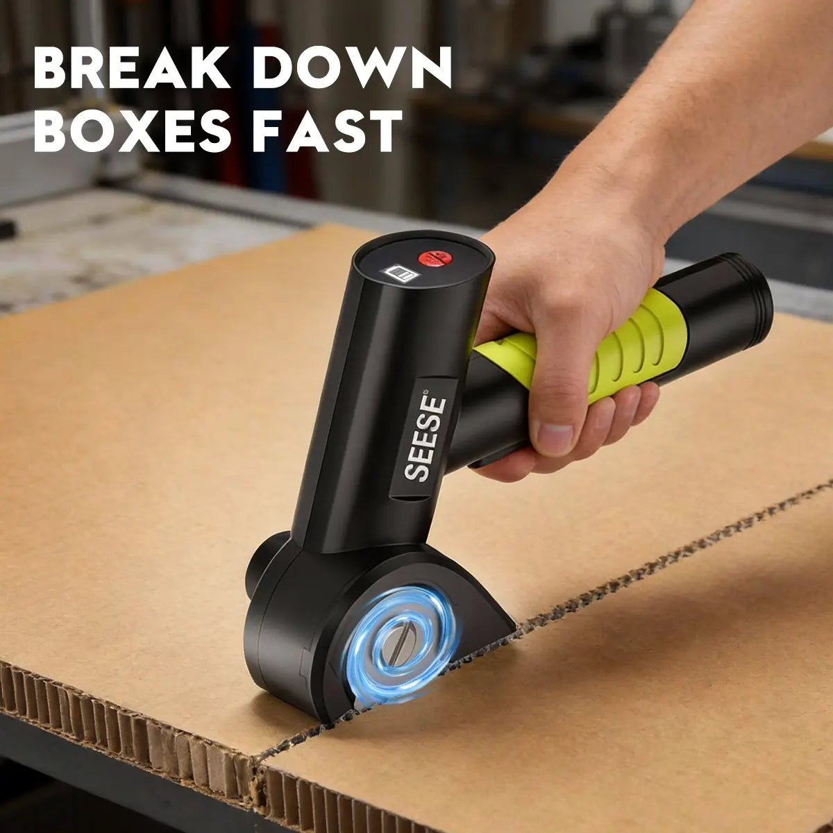 SEESE Cordless Electric Scissors - Portable Fabric Cutter
