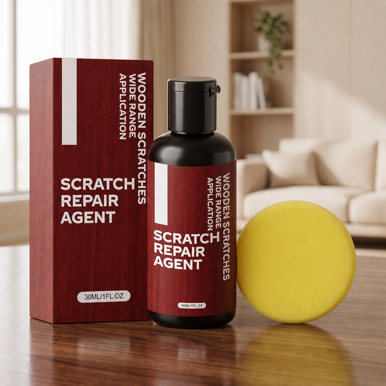 ✨Scratch Repair Wax with Sponge Eraser–Restores natural grain, no need to replace! 💰