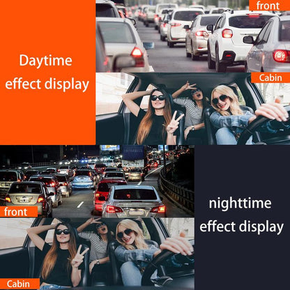Full View Car Dash Cam System for Front and Rear Recording