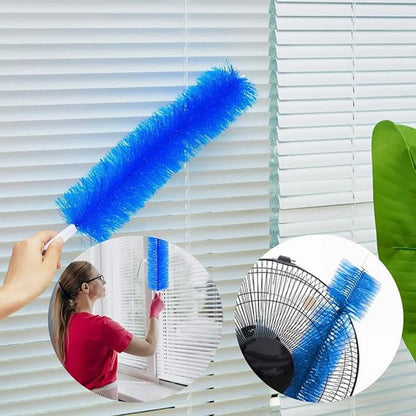 Fan cleaning brush, dust removal brush, cleaning brush, bendable microfiber head, reusable dust collector, washable, suitable for ceiling fan blades