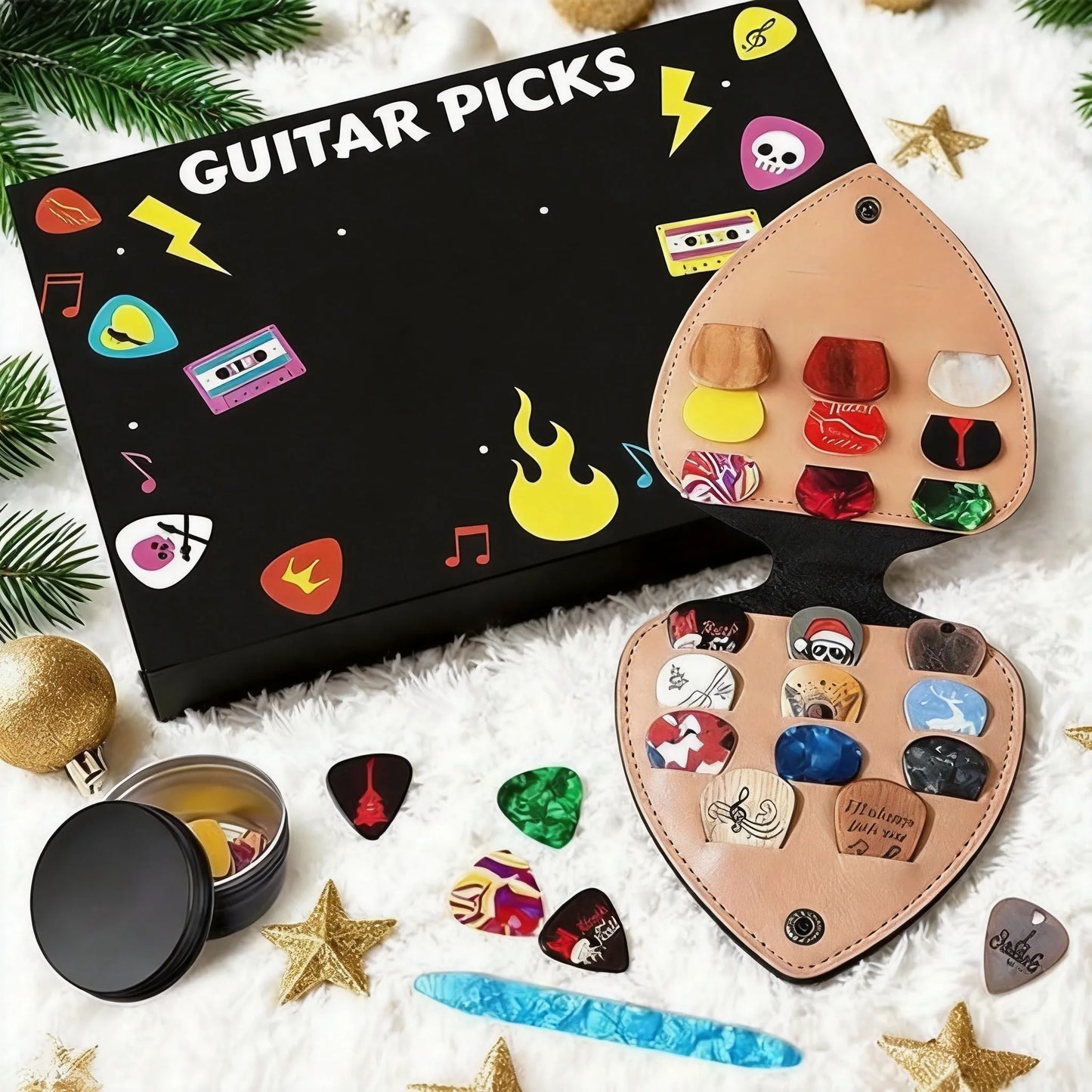Christmas Guitar Pick Countdown Blind Box