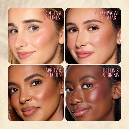 tarte maracuja juicy multi-stick + brush - double-ended cream blush & bronzer stick