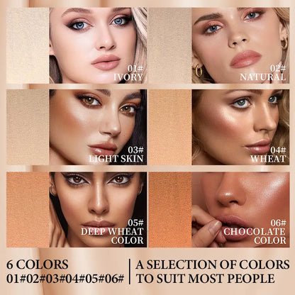 5-Color Dual-Ended Eraser Foundation Stick for Flawless Makeup
