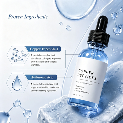 Copper Peptides Serum - Collagen Boosting & Hydrating