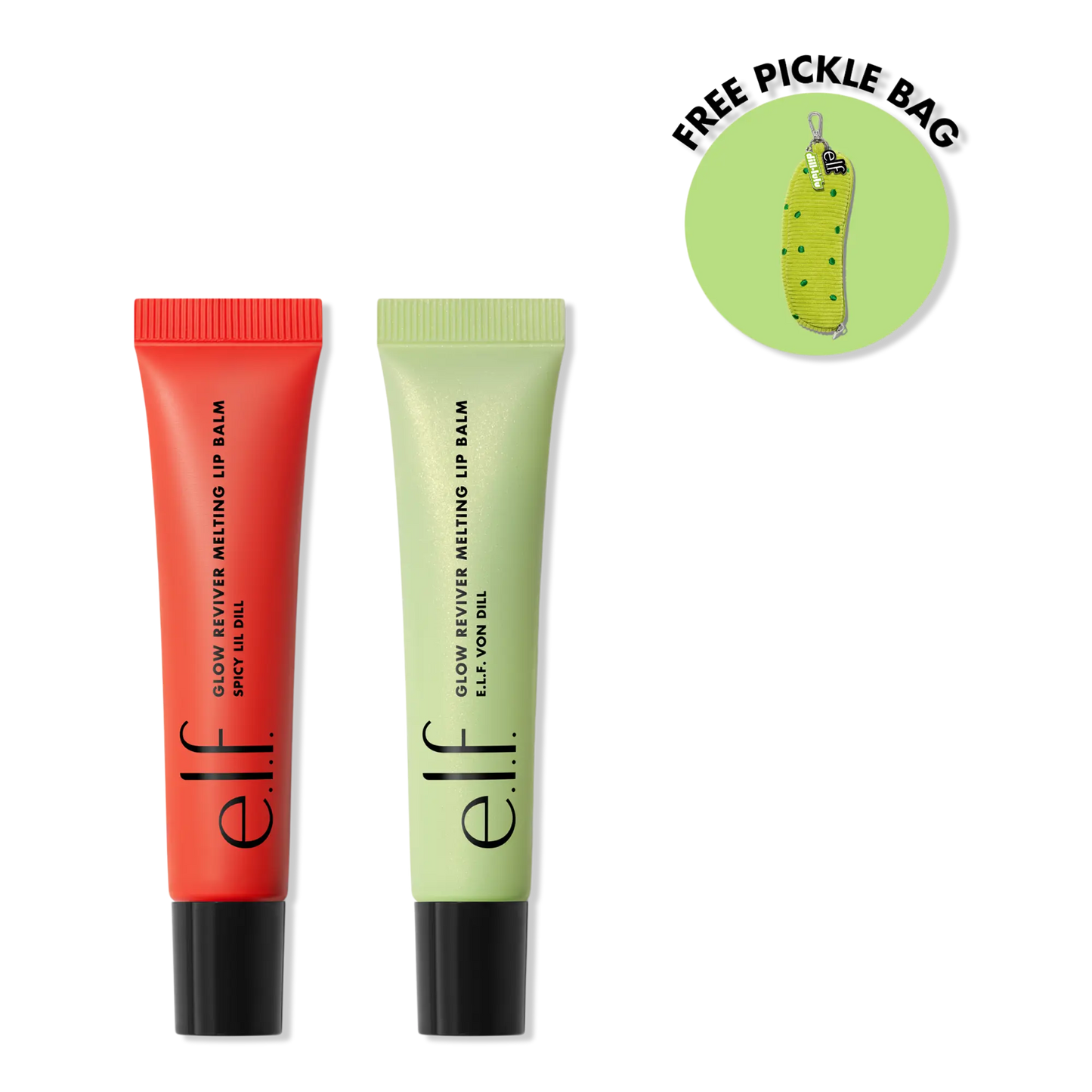 e.l.f. Cosmetics Glow Reviver Melting Lip Balm Pickle Duo