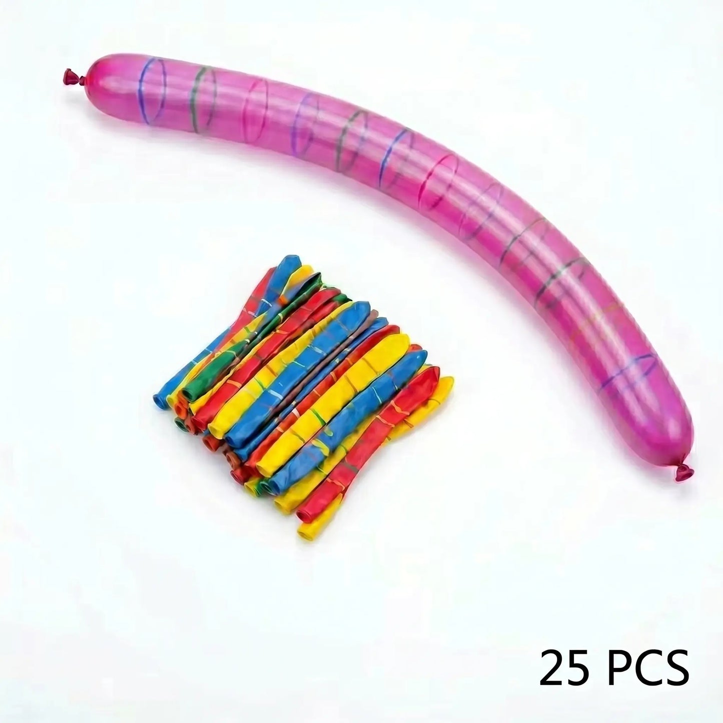 Rocket Balloon Set 100 Pack, Reusable Party Toys