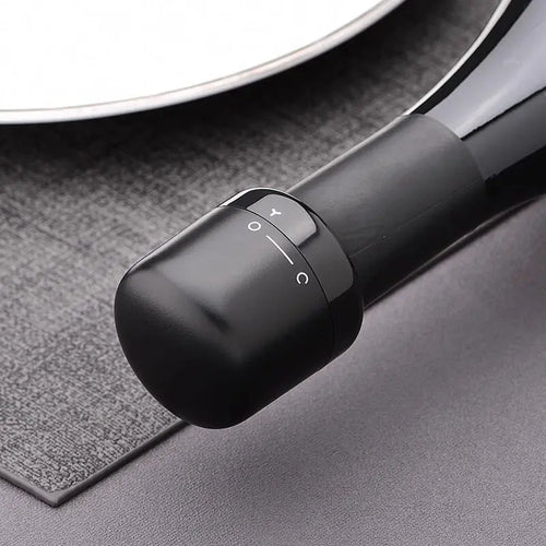Vacuum Wine Stopper -  Reusable Leakproof Bottle Sealer for Wine & Champagne