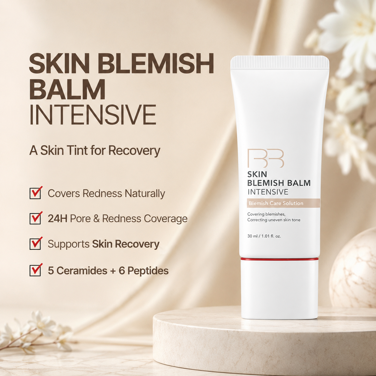 Intensive Skin Blemish Balm with Ceramides and Peptides