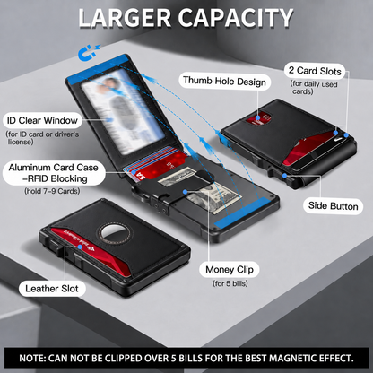 Minimalist RFID Pop-Up Slim Wallet