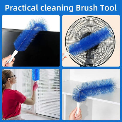 Fan cleaning brush, dust removal brush, cleaning brush, bendable microfiber head, reusable dust collector, washable, suitable for ceiling fan blades