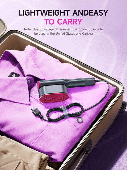 Dr.Flash Portable Garment Steamer - Fast Heating & LED Display