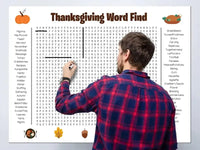 Thanksgiving Word Find