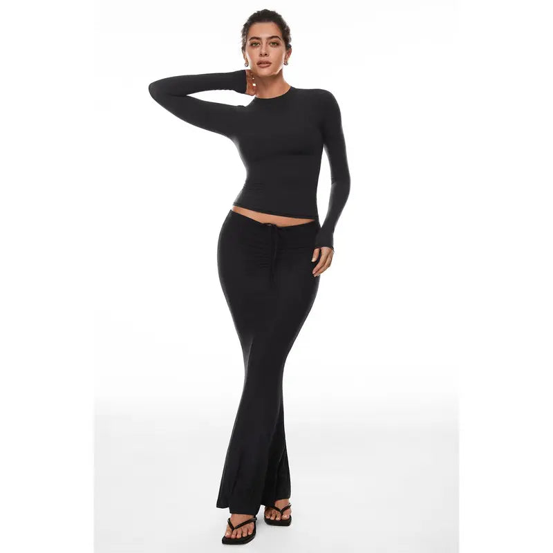 Soft Single-Layer Basic Long Sleeve Shirts See Through Breathable Wear Casual Sporty Shirt