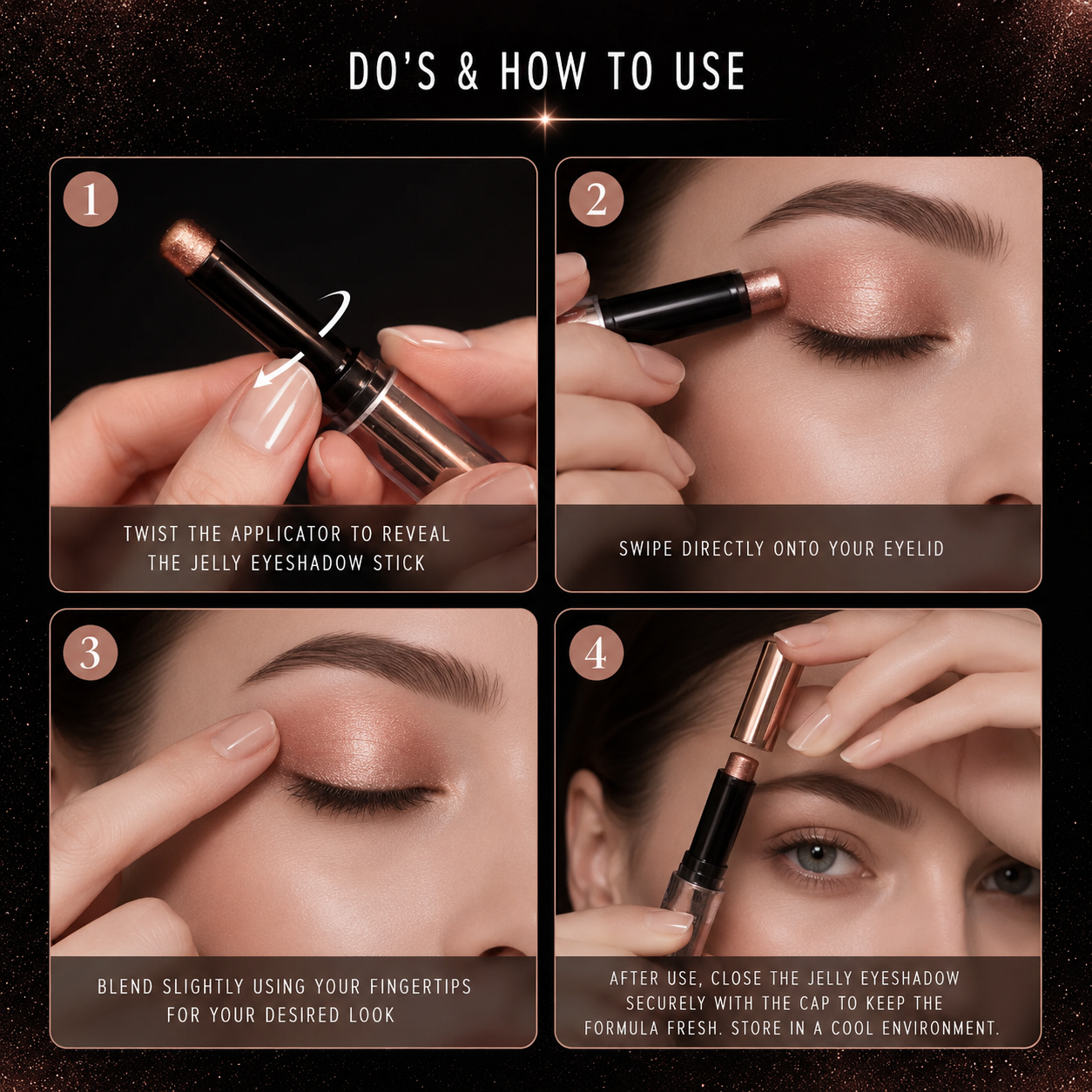 TIMEPHORIA Gel Eyeshadow Stick - Versatile Makeup Solution
