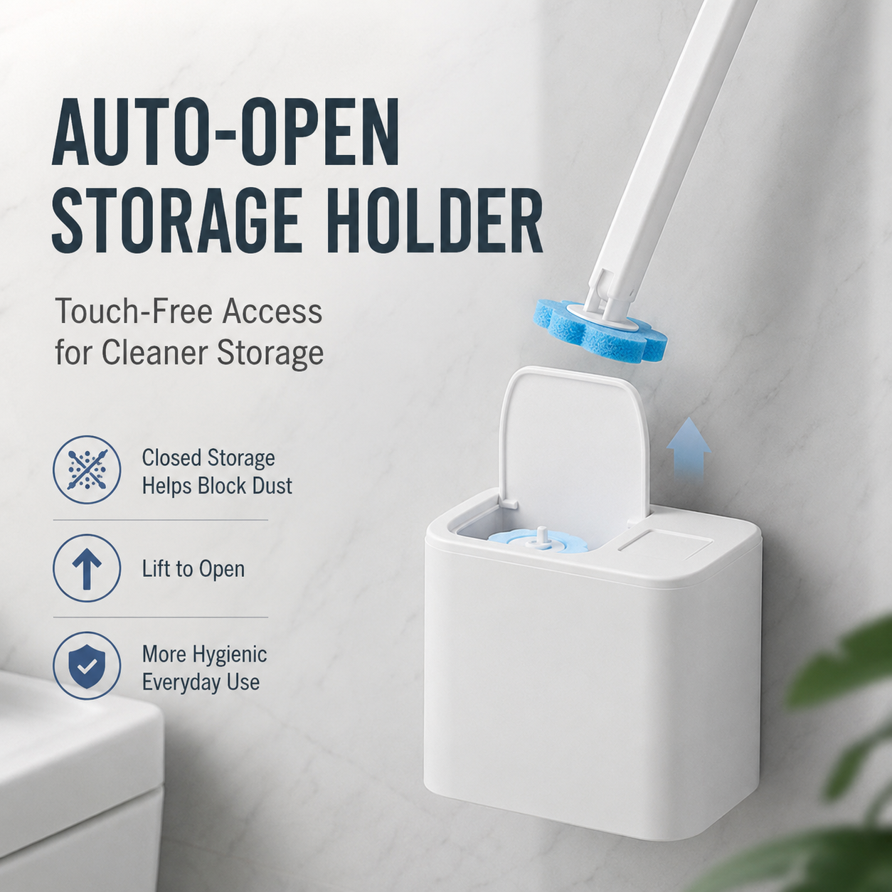 ⚡50K+ SOLD!🚽💦Hands-Free Cleaning Gadget - Disposable toilet cleaning tool
