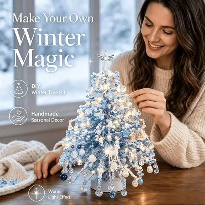 DIY Beaded Christmas Tree Craft Kit with Accessories