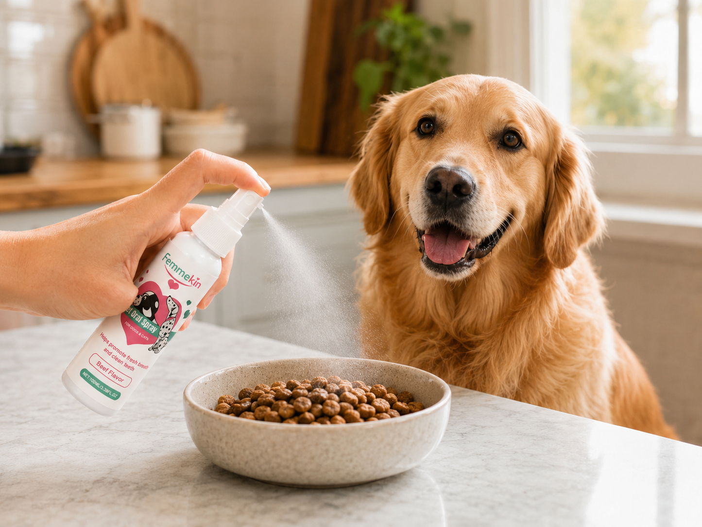 Femmekin Pet Tartar Control & Fresh Breath Oral Spray