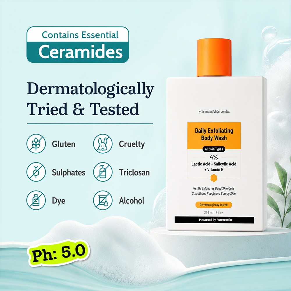 Exfoliating Body Wash for Smooth & Renewed Skin – 236ml