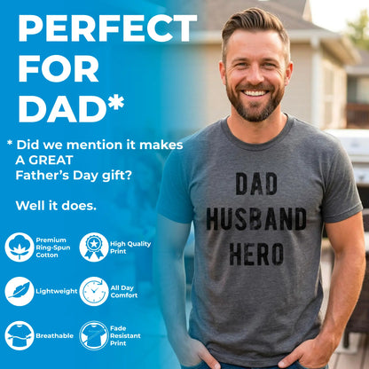 Mens Awesome Like My Daughter T Shirt Funny Fathers Day Awesome Dad Graphic Tee Mens Funny T Shirts Cool Vintage Fashion T-Shirt Gift Classic Menswear Dad Joke Apparel for Men Novelty Tees for Guys Black