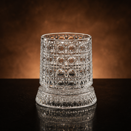 360° Spinning Crystal Whiskey Glass