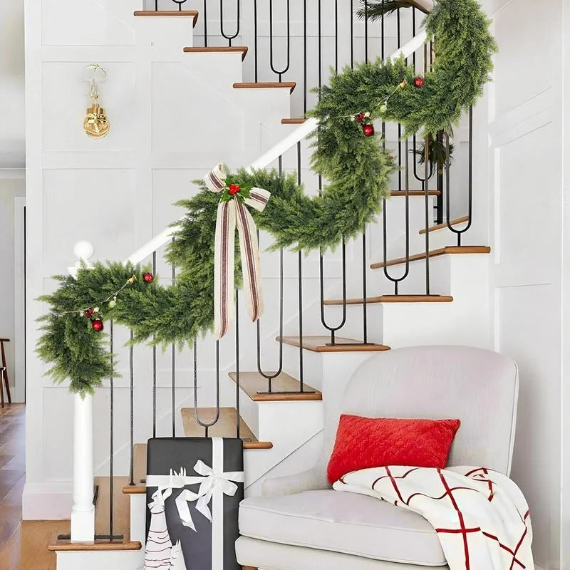 6FT Artificial Cedar Christmas Garland