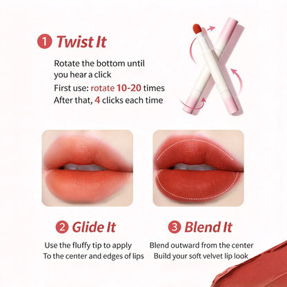 Cushion Matte Lip Cream, Soft Velvet Blur Finish