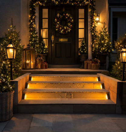 🎅Early Bird Christmas Sale - Solar Powered Stair Lights✨