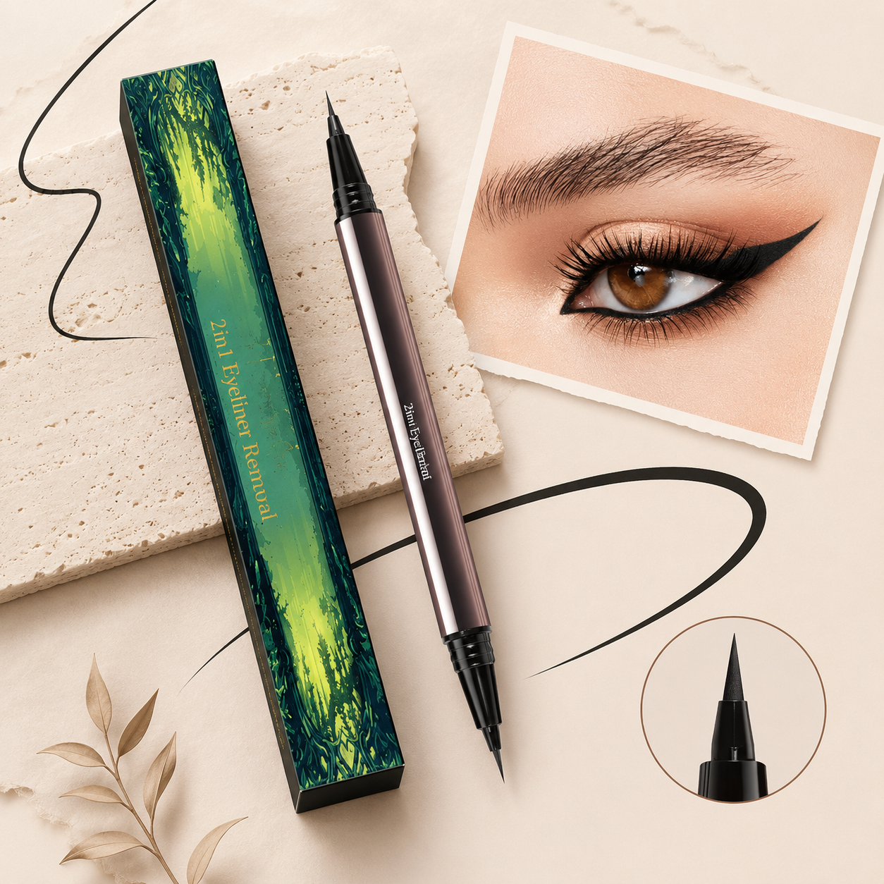 Dual-Ended 24H Waterproof Eyeliner